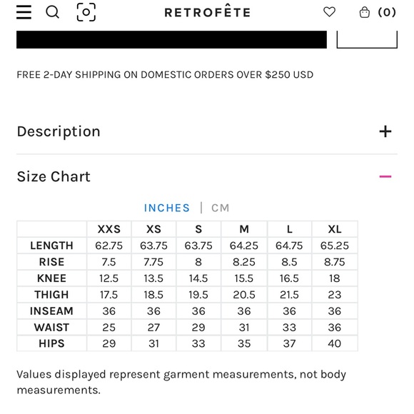 RETROFETE CYNTHIA COATED DENIM JUMPSUIT - never been worn - Picture 5 of 6